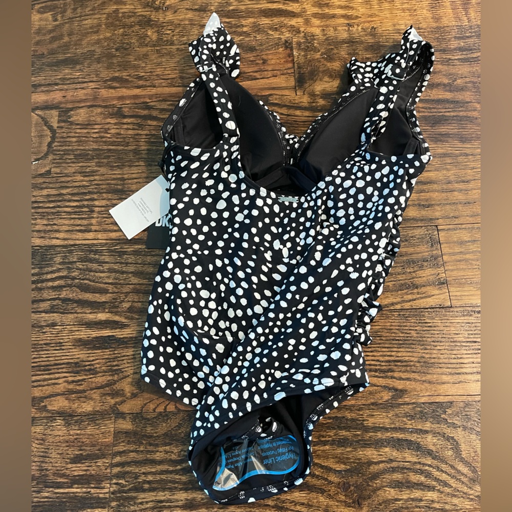 DKNY Women’s One Piece Bathing Suit - Picture 5 of 6